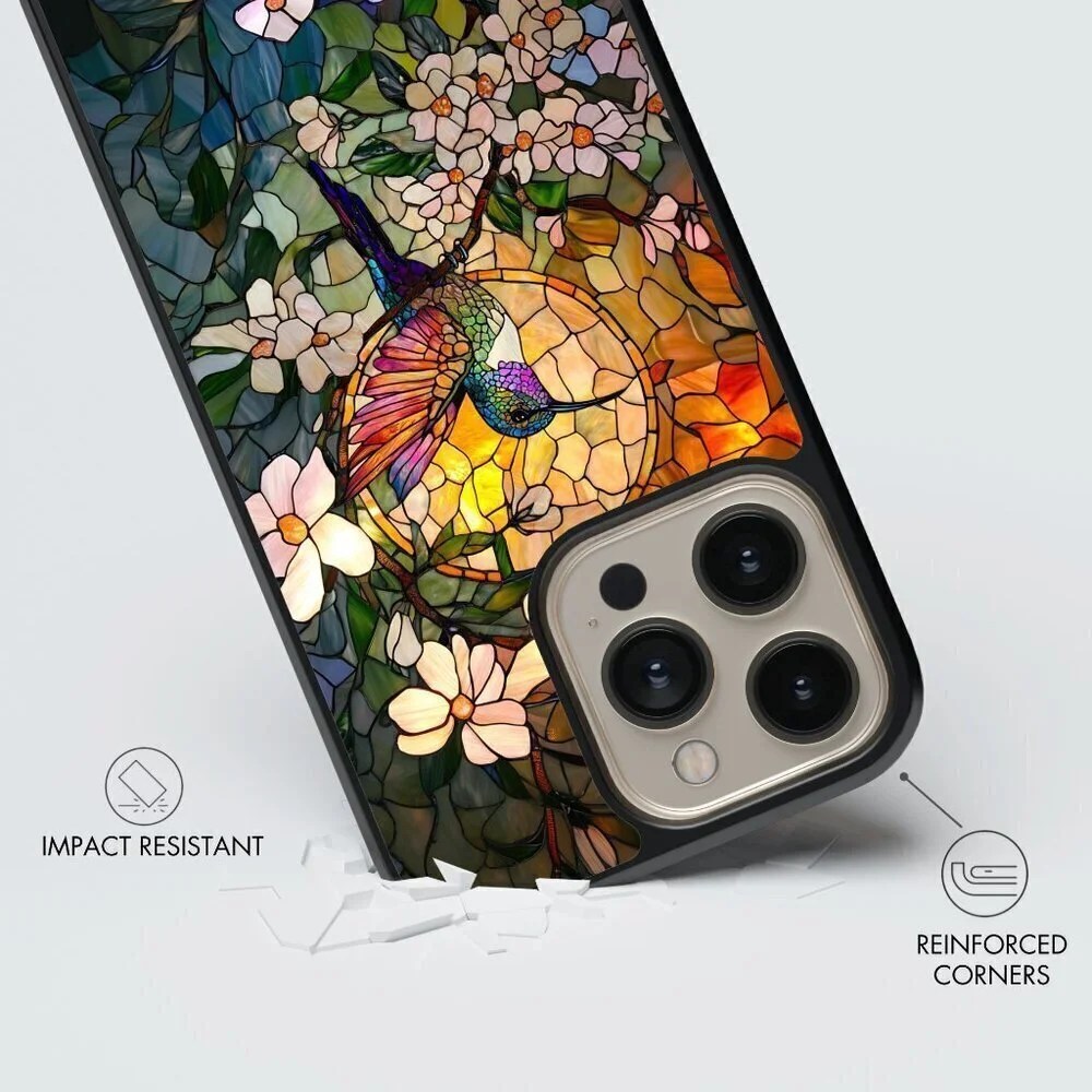 Floral Phone Cover – iPhone 16, 15 Pro, 14, Galaxy S25, S24, S24 Ultra, Pixel 9